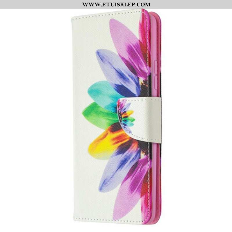 Etui Folio do Samsung Galaxy A42 5G Akwarela Kwiat